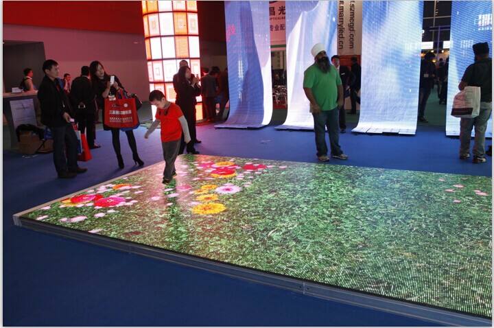 LED互动地砖屏 北京LED地砖屏哪家好